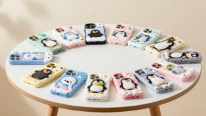 adorable penguin phone cases