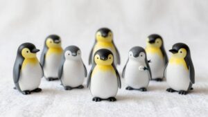 cute collectible penguin figures