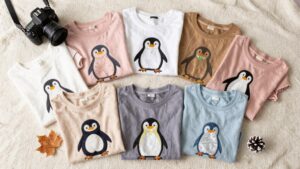 cute cozy women s penguin tees