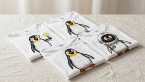 cute nerdy penguin tees