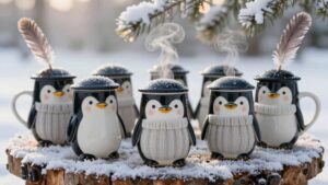 cute penguin coffee mugs