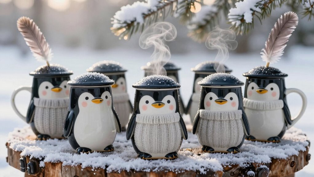 cute penguin coffee mugs