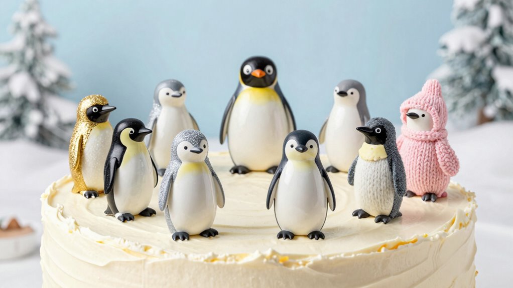 top 10 penguin cake toppers