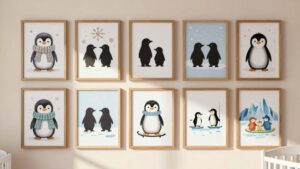 top 10 penguin nursery posters