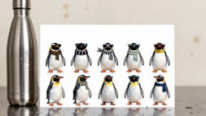 top 12 penguin stickers