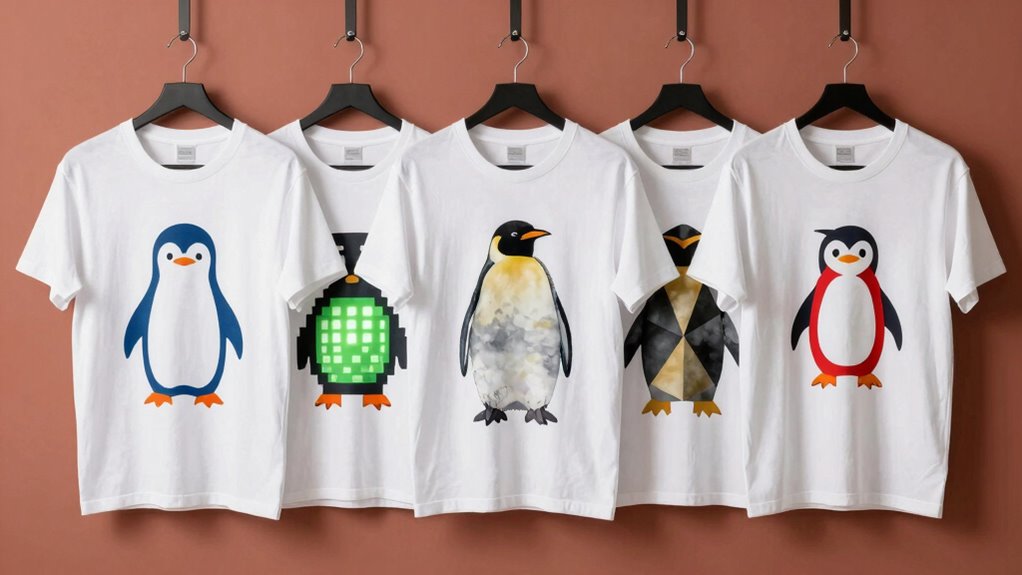 top penguin men s graphic tees