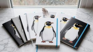trendy penguin school notebooks 2026